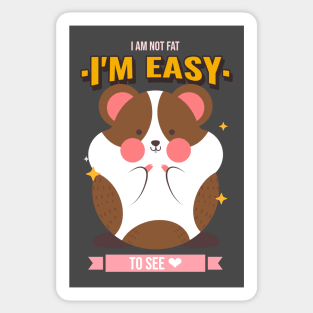 Cute Chubby Hamster Sticker